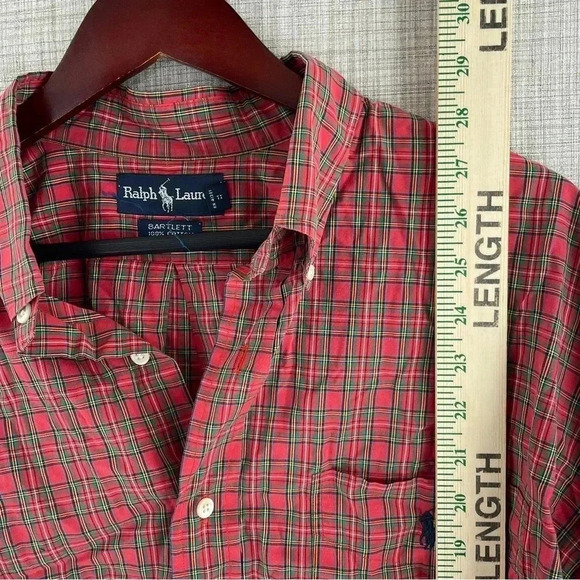 Ralph Lauren Mens Shirt Button Down Long Sleeve Mens Size XL Plaid 2158 - Picture 2 of 7